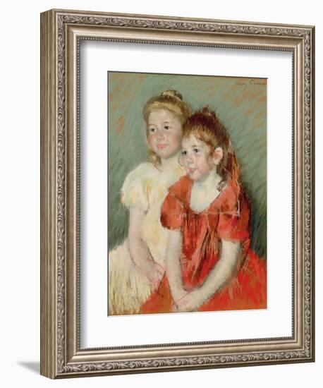 Young Girls, C.1900-Mary Cassatt-Framed Giclee Print