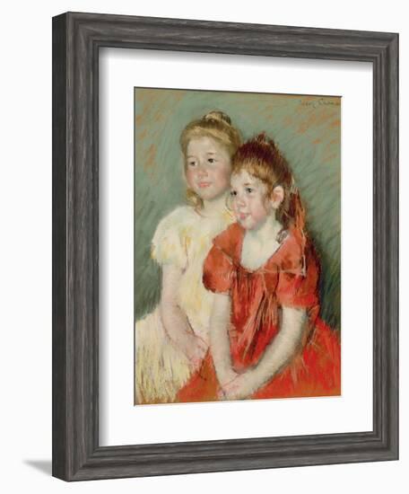 Young Girls, C.1900-Mary Cassatt-Framed Giclee Print