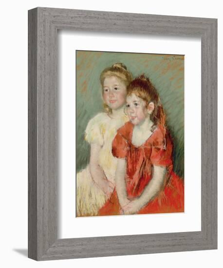 Young Girls, C.1900-Mary Cassatt-Framed Giclee Print