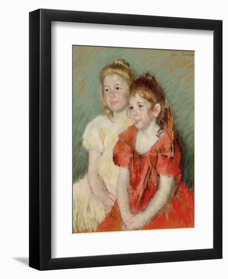 Young Girls, C.1900-Mary Cassatt-Framed Giclee Print