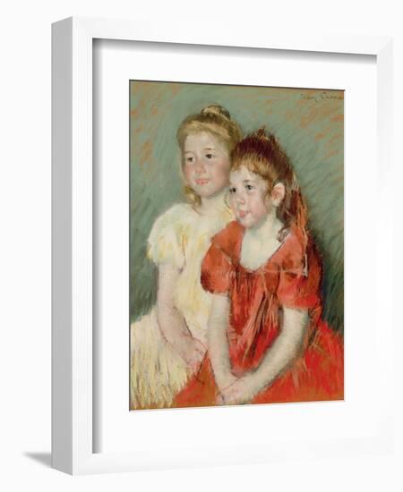 Young Girls, C.1900-Mary Cassatt-Framed Giclee Print