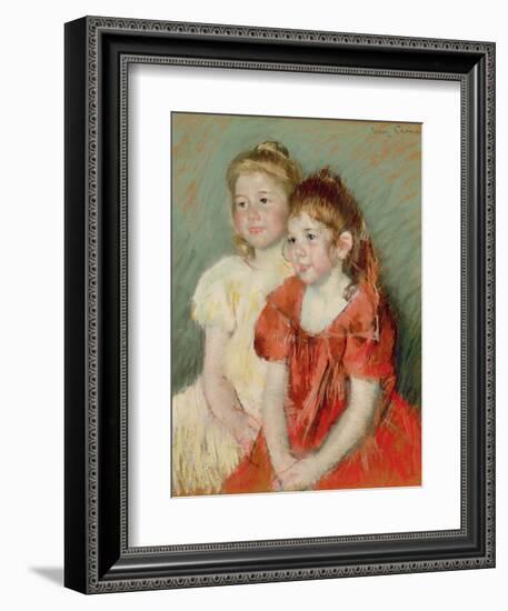 Young Girls, C.1900-Mary Cassatt-Framed Giclee Print