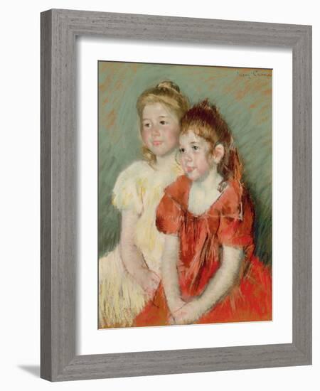 Young Girls, C.1900-Mary Cassatt-Framed Giclee Print