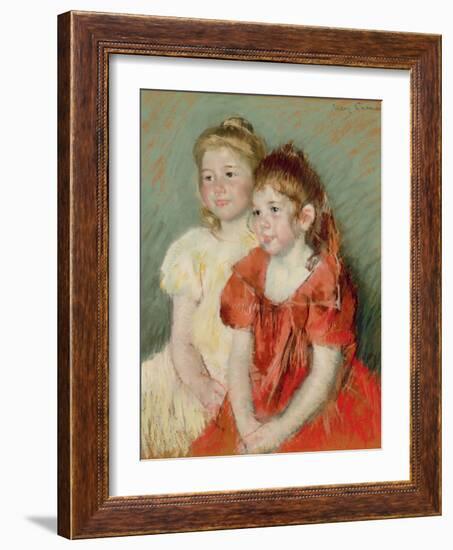 Young Girls, C.1900-Mary Cassatt-Framed Giclee Print