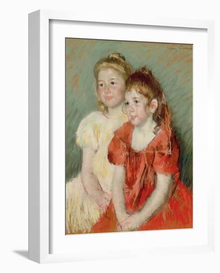 Young Girls, C.1900-Mary Cassatt-Framed Giclee Print