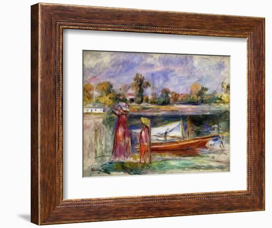 Young Girls in Argenteuil-Pierre-Auguste Renoir-Framed Giclee Print