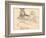 Young Girls on a Boat (Pencil on Paper)-Claude Monet-Framed Giclee Print