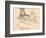 Young Girls on a Boat (Pencil on Paper)-Claude Monet-Framed Giclee Print