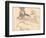 Young Girls on a Boat (Pencil on Paper)-Claude Monet-Framed Giclee Print