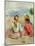 Young Girls on the Beach, C.1898-Pierre-Auguste Renoir-Mounted Giclee Print