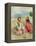 Young Girls on the Beach, C.1898-Pierre-Auguste Renoir-Framed Premier Image Canvas