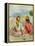 Young Girls on the Beach, C.1898-Pierre-Auguste Renoir-Framed Premier Image Canvas