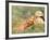 Young Girls on the River Bank-Pierre-Auguste Renoir-Framed Giclee Print