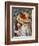 Young Girls with Hats-Pierre-Auguste Renoir-Framed Art Print