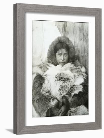 Young Greenland Woman, 1923-English Photographer-Framed Photographic Print