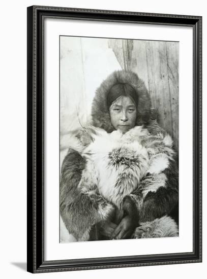 Young Greenland Woman, 1923-English Photographer-Framed Photographic Print