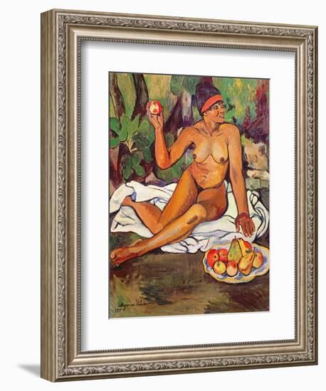 Young Half-Caste Woman-Suzanne Valadon-Framed Giclee Print