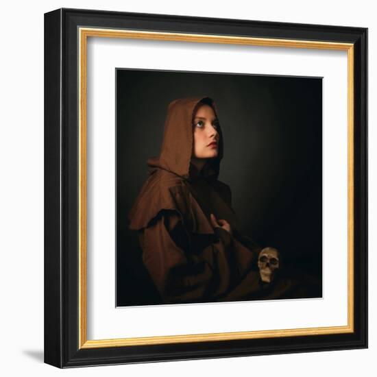 Young Hamlet-null-Framed Art Print