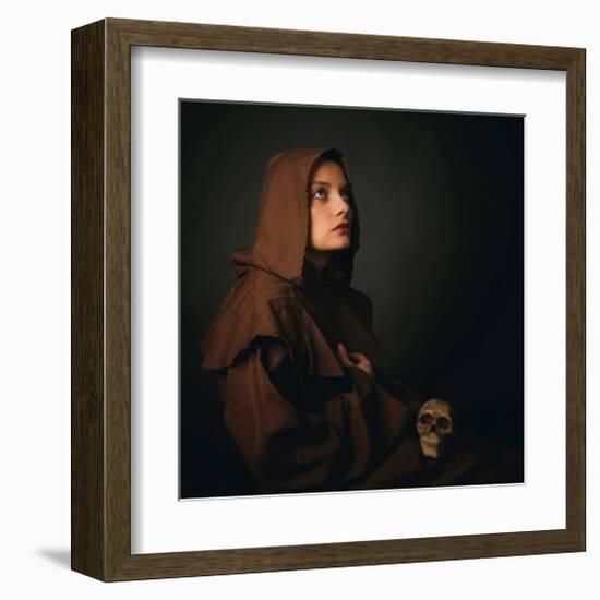 Young Hamlet-null-Framed Art Print