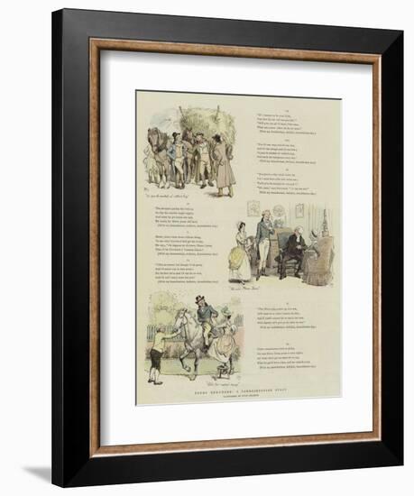 Young Herchard, a Somersetshire Story-Hugh Thomson-Framed Giclee Print