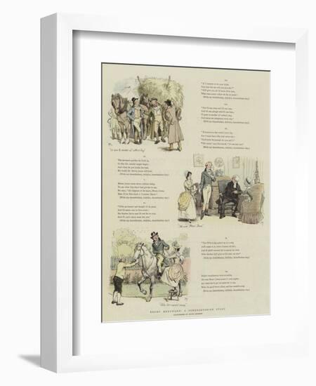 Young Herchard, a Somersetshire Story-Hugh Thomson-Framed Giclee Print