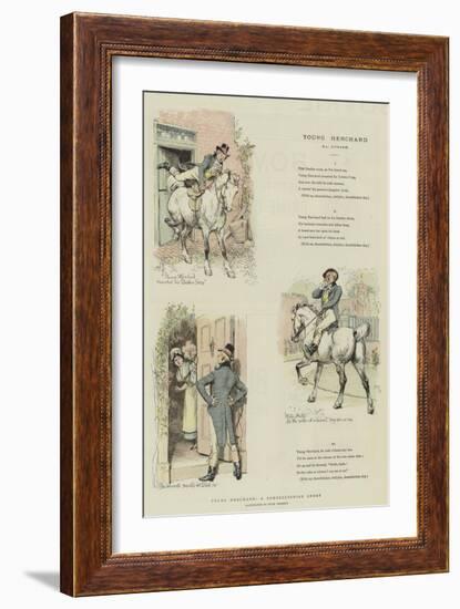 Young Herchard, a Somersetshire Story-Hugh Thomson-Framed Giclee Print