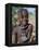 Young Himba Girl, Her Body Lightly Smeared with Mixture of Red Ochre, Butterfat and Herbs, Namibia-Nigel Pavitt-Framed Premier Image Canvas