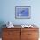 Young Humpback Whale Breaching in Frederick Sound-Paul Souders-Framed Photographic Print displayed on a wall