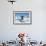 Young Inuit Boy Jumping over a Crack on Ice Floe, Ellesmere Island, Nanavut, Canada, June 2012-Eric Baccega-Framed Photographic Print displayed on a wall