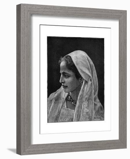 Young Jewish Woman of Cairo, Egypt, 1882-Montbard-Framed Giclee Print