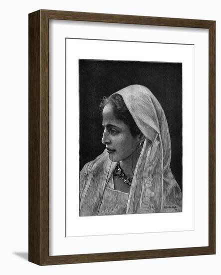 Young Jewish Woman of Cairo, Egypt, 1882-Montbard-Framed Giclee Print