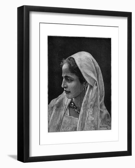 Young Jewish Woman of Cairo, Egypt, 1882-Montbard-Framed Giclee Print