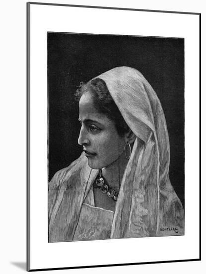 Young Jewish Woman of Cairo, Egypt, 1882-Montbard-Mounted Giclee Print