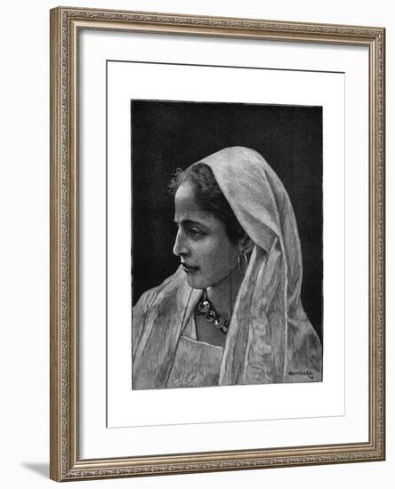 Young Jewish Woman of Cairo, Egypt, 1882-Montbard-Framed Giclee Print