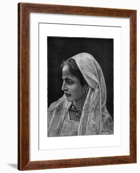 Young Jewish Woman of Cairo, Egypt, 1882-Montbard-Framed Giclee Print