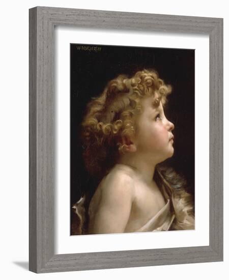 Young John the Baptist-William Adolphe Bouguereau-Framed Giclee Print