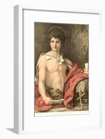 Young John the Baptist-null-Framed Art Print