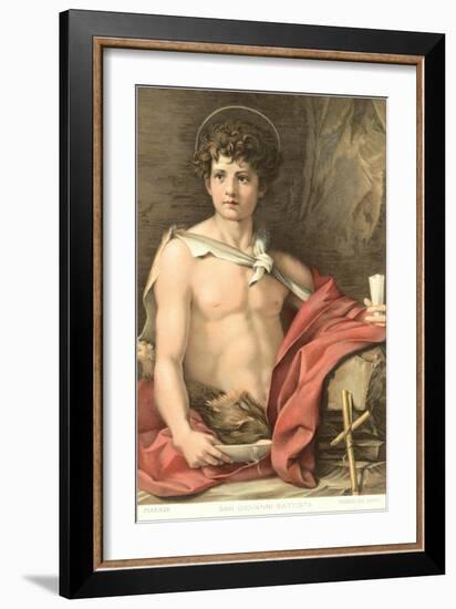 Young John the Baptist-null-Framed Art Print