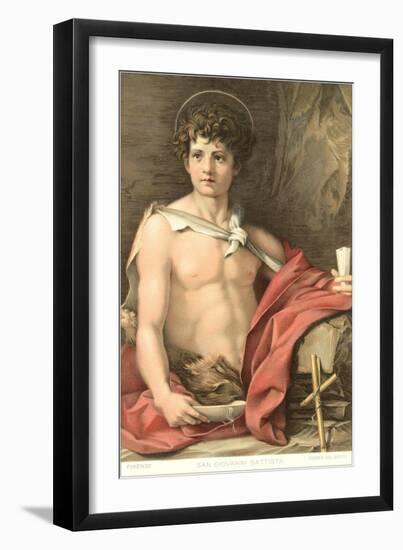 Young John the Baptist-null-Framed Art Print