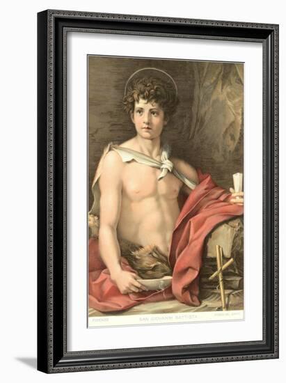 Young John the Baptist-null-Framed Art Print