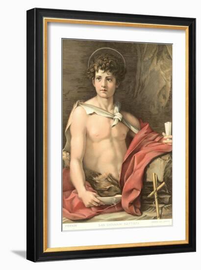 Young John the Baptist-null-Framed Art Print