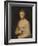 Young Lady Holding a Mirror-French School-Framed Giclee Print