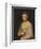 Young Lady Holding a Mirror-French School-Framed Giclee Print