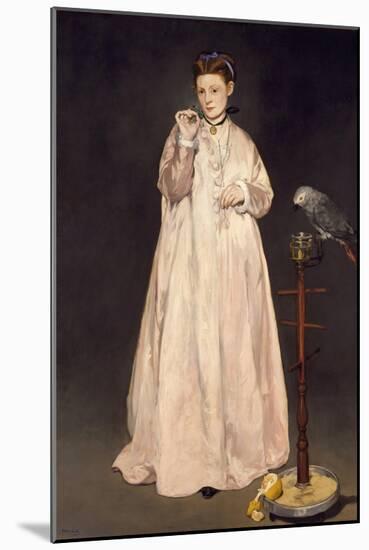 Young Lady in 1866, 1866-Edouard Manet-Mounted Giclee Print
