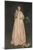 Young lady in 1866-Edouard Manet-Mounted Giclee Print