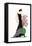 Young Lady in Black Evening Dress by Jeanne Lanvin-null-Framed Premier Image Canvas