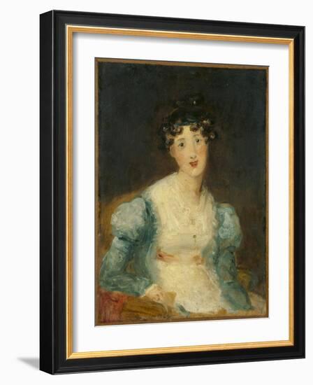 Young Lady Seated-Thomas Lawrence-Framed Giclee Print