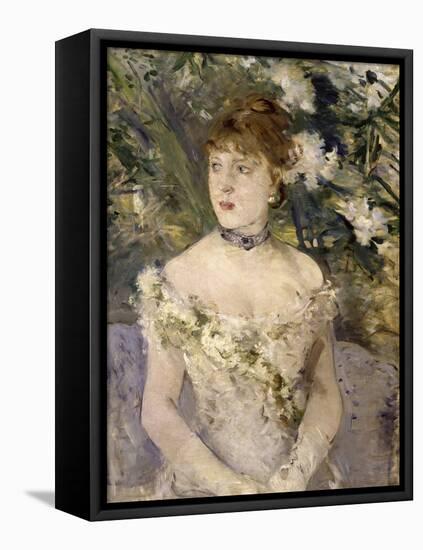 Young Lady Wearing a Ballgown, c.1879-Berthe Morisot-Framed Premier Image Canvas