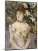 Young Lady Wearing a Ballgown, c.1879-Berthe Morisot-Mounted Giclee Print