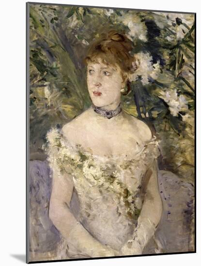 Young Lady Wearing a Ballgown, c.1879-Berthe Morisot-Mounted Giclee Print